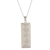 Silver-plated brass pendant necklace, 'Timeless Journey' - Classic Greca-Patterned Silver-Plated Brass Pendant Necklace