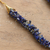 Lapis lazuli jewelry set, 'Royal Vestiges' - Gold-Toned Lapis Lazuli Necklace and Earrings Jewelry Set