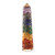 Multi-gemstone sculpture, 'Beams from your Soul' - Chakra-Inspired Multi-Gemstone Obelisk Sculpture from India