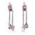 Amethyst dangle earrings, 'Lilac Tale' - Five-Carat Faceted Amethyst Dangle Earrings from India