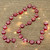 Wool felt garland, 'Sweet Christmas Eve' - Candy-Themed Christmas Wool Felt Garland from India