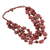 Wood beaded strand necklace, 'Sylvan Shapes' - Bohemian Brown Haldu Wood Beaded Strand Necklace