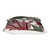Embroidered cotton cushion covers, 'Vermilion Nature' (pair) - Pair of Embroidered Green and Red Cotton Cushion Covers