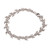 Rhodium-plated cubic zirconia link bracelet, 'Tender Friends' - Rhodium-Plated Bug-Themed Link Bracelet with Cubic Zirconia