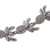 Rhodium-plated cubic zirconia link bracelet, 'Tender Friends' - Rhodium-Plated Bug-Themed Link Bracelet with Cubic Zirconia