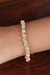 Pulsera estilo tenis bañada en oro - Pulsera Estilo Tenis Con Circonitas Cúbicas Bañadas En Oro De 12 Quilates