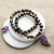 Tiger's eye and hematite stretch beaded bracelets, 'Twin Energy' (pair) - Pair of Handmade Tiger's Eye and Hematite Stretch Bracelets