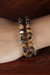 Tiger's eye and hematite stretch beaded bracelets, 'Twin Energy' (pair) - Pair of Handmade Tiger's Eye and Hematite Stretch Bracelets