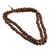 Wood beaded necklace, 'Memories of Siddhartha' - Handmade Bodhi Fig Wood and Resin Beaded Necklace from India