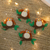 Wool felt ornaments, 'Owl Message' (set of 4) - Handmade Set of 4 Owl-Shaped Wool Felt Ornaments from India