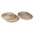 Natural fiber placemats, 'Natural Feast' (set of 6) - Handwoven Round Beige Sabai Grass Fiber 6-Piece Placemat Set