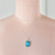 Shattuckite pendant necklace, 'True Waters' - Natural Shattuckite Pendant Necklace in a High Polish Finish