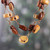 Wood beaded long strand necklace, 'Alluring Union' - Bohemian Long Strand Necklace with Polished Wooden Beads
