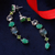 Multi-gemstone dangle earrings, 'Enchanted Green' - 25-Carat Green Multi-Gemstone Dangle Earrings from India