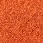 Cotton throw blanket, 'Persimmon Charm' - Fair Trade 100% Cotton Slubbed Throw Blanket in Persimmon