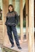 Stonewashed jogger pants, 'Casual Cargo' - Stonewashed Rayon Jogger Pants with Elastic Waist and Cuff