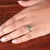 Labradorite solitaire ring, 'Soiree Dazzle' - Natural 6-Carat Round Labradorite Solitaire Ring from India
