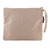 Embroidered cotton cosmetic bag, 'Beaded Gaze' - Beaded Embroidered Cotton Cosmetic Bag in Ivory and Blue