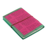 Recycled paper journal, 'Rickshaw Legend' - Traditional Rickshaw Doodle 48-Page Recycled Paper Journal