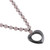 Rose quartz and hematite beaded pendant necklace, 'Heart for Love' - Handmade Rose Quartz and Hematite Heart Pendant Necklace