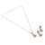 Citrine jewelry set, 'Prosperous Blooms' - Faceted 4-Carat Citrine Necklace and Earrings Jewelry Set