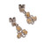 Citrine jewelry set, 'Prosperous Blooms' - Faceted 4-Carat Citrine Necklace and Earrings Jewelry Set