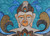 'Divine Harmony' - Signed Buddha-Themed Acrylic on Canvas Painting from India