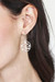 Sterling silver dangle earrings, 'Floral Openwork' - Openwork Silver Dangle Earrings with Floral and Leaf Motifs