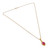 Gold-plated ruby pendant necklace, 'Shiny Pink Rain' - Gold-Plated Pendant Necklace with 3-Carat Drop-Shaped Ruby (image 2c) thumbail