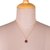 Gold-plated ruby jewelry set, 'Blissful Crimson' - 18-Carat Ruby Gold-Plated Necklace and Earrings Jewelry Set