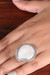 Rainbow moonstone cocktail ring, 'Idyllic Reflections' - 7-Carat Natural Rainbow Moonstone Cocktail Ring from India