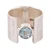 Blue topaz single stone ring, 'Distinguished Blue' - Modern Floral-Patterned 1-Carat Blue Topaz Single Stone Ring