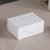 Alabaster decorative box, 'Glorious Blossom' - Floral Leaf Hand-Carved Rectangular Alabaster Decorative Box
