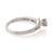 Topacio azul y anillo de cóctel de circonía cúbica - Azul Topacio Cúconia Cúconia Cóctel De Plata Esterlina