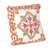 Embroidered cotton cushion covers, 'Exquisite Blossoms' (pair) - Bollywood-Inspired Embroidered Cotton Cushion Cover Pair
