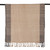 Silk shawl, 'Posh Beige' - Beige Black Hand-Loomed 100% Silk Shawl with Diamond Pattern