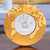 Marco de fotos de madera (4 pulgadas) - Marco De Fotos De Madera Laminada De Mapa Marrón Amarillo Redondo (4 Pulgadas)