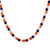 Multi-gemstone beaded necklace, 'Vibrant Moonlight' - Artisan-Crafted Multi-Gemstone Beaded Necklace from India