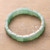 Pulsera de estiramiento con cuentas de aventurina - Pulsera estirable con cuentas de aventurina verde elaborada en India