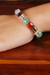 Multi-gemstone beaded stretch bracelet, 'Stunning Tiles' - Multi-Gemstone Beaded Stretch Bracelet Handcrafted in India