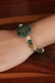 Multi-gemstone beaded pendant bracelet, 'Zibu Fortune' - Zibu Coin Multi-Gemstone Beaded Pendant Bracelet from India