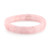 Rose quartz beaded stretch bracelet, 'Calming Tiles' - Stretch Bracelet with Rose Quartz Beads Handcrafted in India