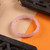 Rose quartz beaded stretch bracelet, 'Calming Tiles' - Stretch Bracelet with Rose Quartz Beads Handcrafted in India