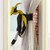 Cotton curtain tieback, 'Hornbill Palace' - Hornbill Bird-Shaped Whimsical Curtain Tieback Made in India