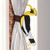 Cotton curtain tieback, 'Hornbill Palace' - Hornbill Bird-Shaped Whimsical Curtain Tieback Made in India