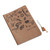 Pape journal and terracotta phone charm set, 'Forest of India' (2 pieces) - Jungle-Themed Paper Journal and Terracotta Phone Charm Set