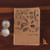 Pape journal and terracotta phone charm set, 'Forest of India' (2 pieces) - Jungle-Themed Paper Journal and Terracotta Phone Charm Set