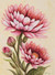 'Blush of Blooms' - Inspirational Watercolor on Paper Painting with Pink Flowers