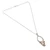 Peridot pendant necklace, 'Classic Teardrop' - Silver Pendant Necklace with Natural Faceted Peridot Stones