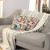 Embroidered cotton cushion covers, 'Sinuous Flora' (pair) - Spring-Themed Acrylic Embroidered Cotton Cushion Cover Pair